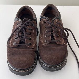 Sketchers Brown Leather Women Lace-up  Shoes